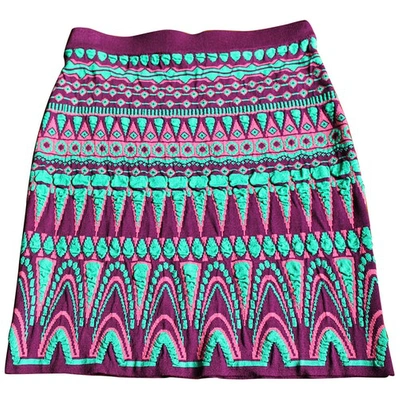 Pre-owned Milly Mini Skirt In Multicolour