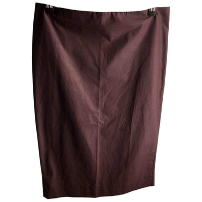 Pre-owned Marni Skirt In Purple