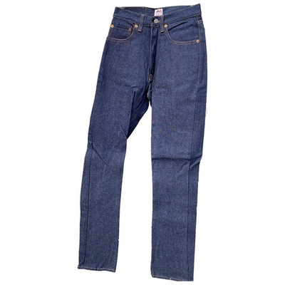 Pre-owned Fiorucci Straight Jeans In Navy