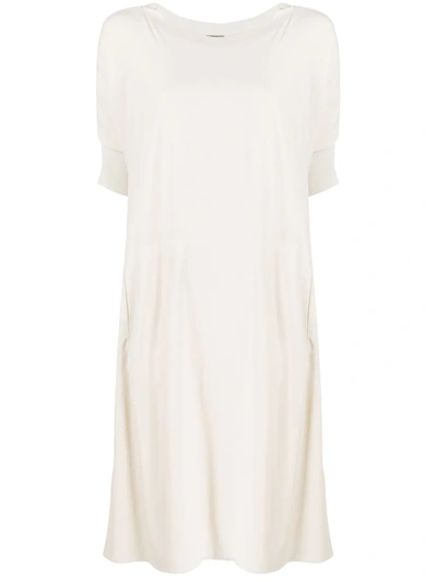 Kristensen Du Nord Midi T-shirt Dress In Neutrals