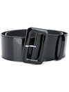 P.a.r.o.s.h Moonbelt Black Patent Leather Belt