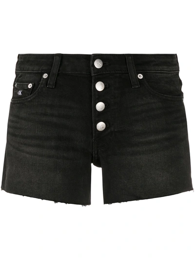 Calvin Klein Jeans Est.1978 Shorts In Black Denim