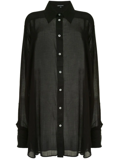 Ann Demeulemeester Double-cuff Shirt In Black