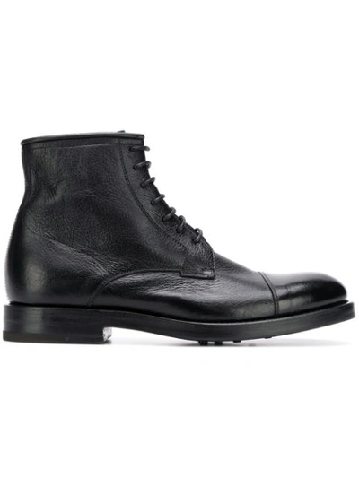 Henderson Baracco Ankle High Boots In Black