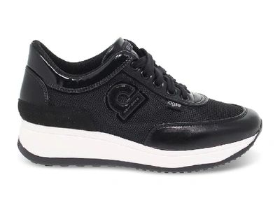 Ruco Line Women's Black Polyester Sneakers