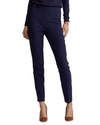 Ralph Lauren Annie Stretch Cotton Pant In Navy