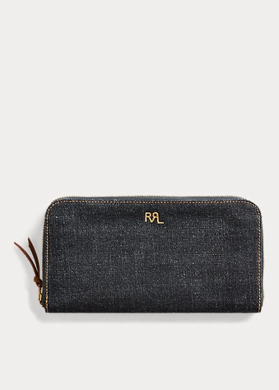 Polo Ralph Lauren Indigo Denim Travel Wallet