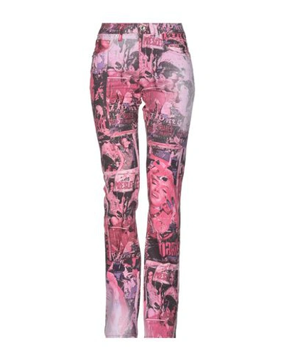 Angelo Marani Casual Pants In Fuchsia