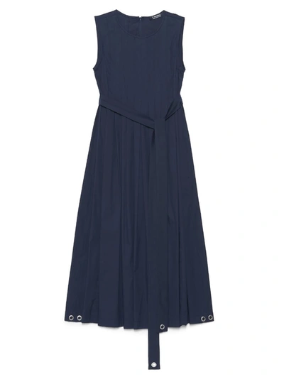 Max Mara 's  Sleeveless Midi Dress In Blue