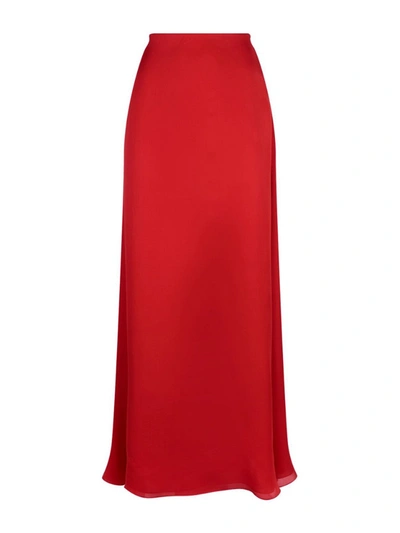The Row Red Women's Starski Midi Skirt