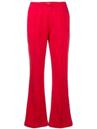 Moncler Red Women's Drawstring Track Trousers