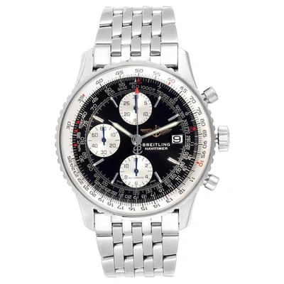 Breitling Navitimer Fighter Chronograph Steel Watch A13330 Box Papers In Not Applicable