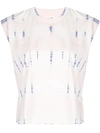 Isabel Marant Étoile Anette Sleeveless T-shirt In Nude In Nu Nude