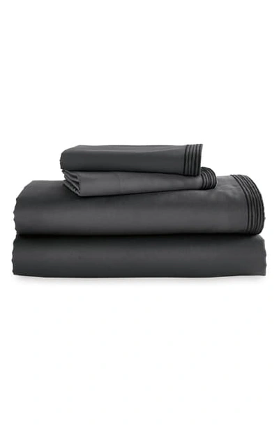 Michael Aram Enchanted 400 Thread Count Cotton Sheet Set In Charcoal