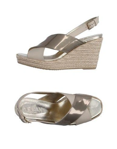 Hogan Espadrilles In Beige