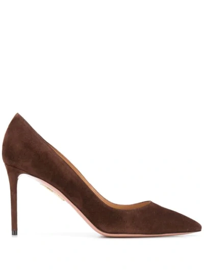 Aquazzura Purist Pump In Brown