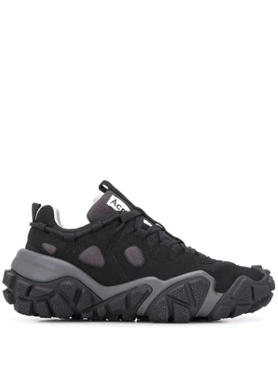 Acne Studios Bolzter W Low-top Sneakers In Black,black