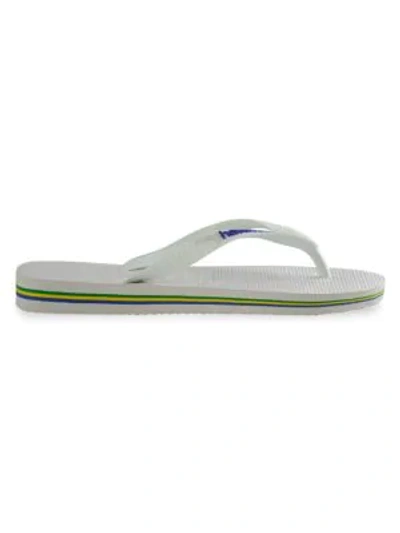 Havaianas Brazil Flip Flops In White