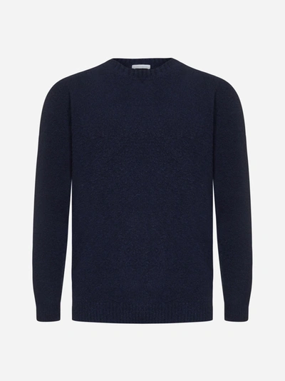 Malo Cashmere And Silk Sweater In Blue