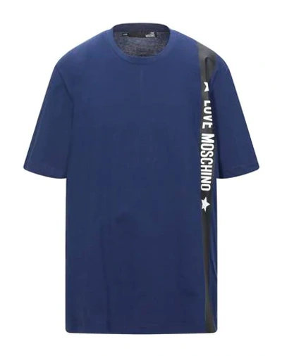 Love Moschino T-shirts In Dark Blue