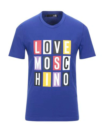 Love Moschino T-shirts In Blue