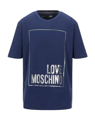 Love Moschino T-shirts In Dark Blue