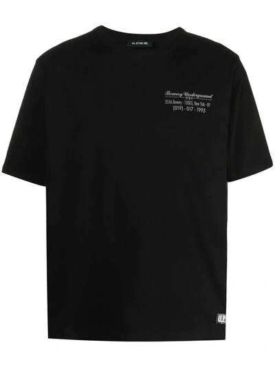 U.p.w.w. Worker Logo T-shirt In Black