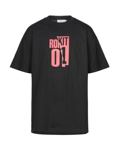 Rokit T-shirts In Black