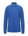 Mp Massimo Piombo Polo Shirt In Blue