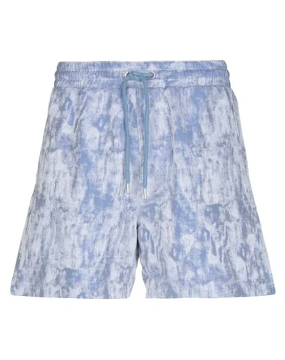 Just Cavalli Shorts & Bermuda Shorts In Sky Blue