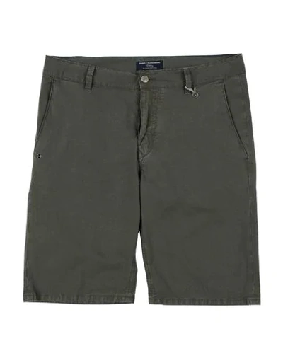 Grey Daniele Alessandrini Shorts & Bermuda Shorts In Military Green