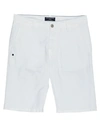 Grey Daniele Alessandrini Shorts & Bermuda Shorts In White
