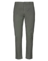 Department Five Casual Pants In Military Green