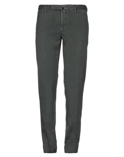 Incotex Casual Pants In Military Green