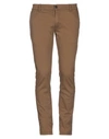 Grey Daniele Alessandrini Pants In Camel