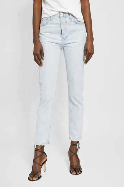 Re/done Jeans In Cloudy Blue