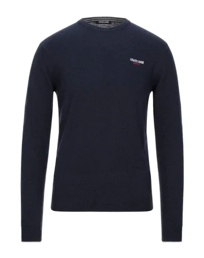 Roberto Cavalli Sport Sweaters In Dark Blue