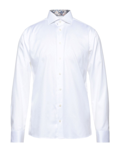 Eton Signature Twill Contemporary Fit Shirt In Blue