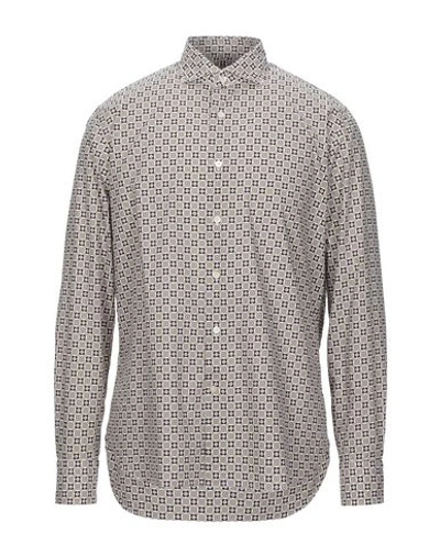 Alessandro Gherardi Patterned Shirt In Beige