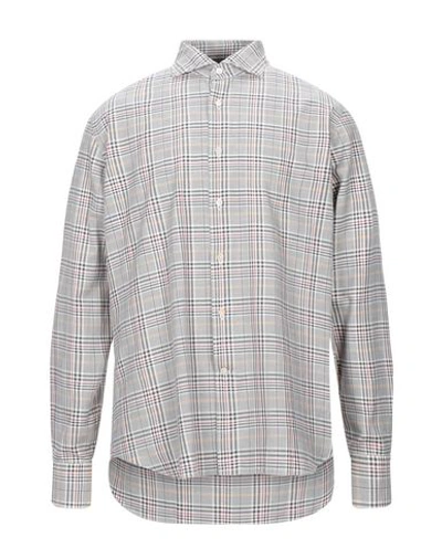 Alessandro Gherardi Checked Shirt In Grey