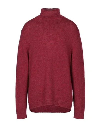 Massimo Alba Turtlenecks In Maroon