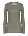 Majestic T-shirts In Military Green