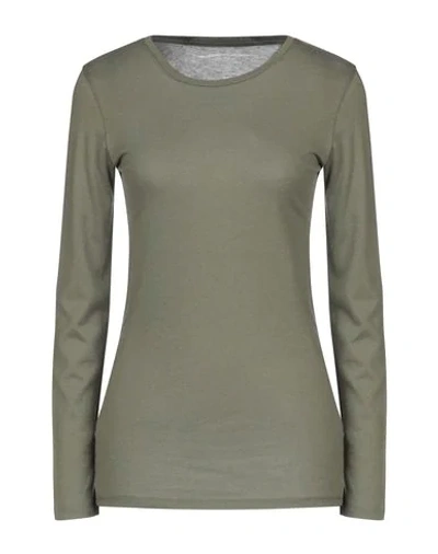 Majestic T-shirts In Military Green