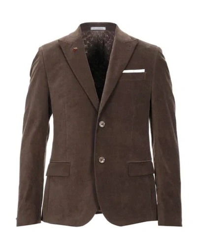 Daniele Alessandrini Suit Jackets In Brown