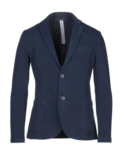 Mason's Suit Jackets In Dark Blue