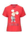 Alberta Ferretti T-shirts In Red