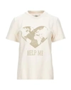 Alberta Ferretti T-shirts In Beige