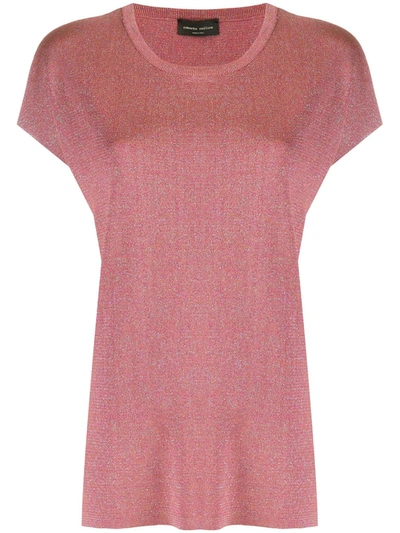 Roberto Collina Loose Fit T-shirt In Pink