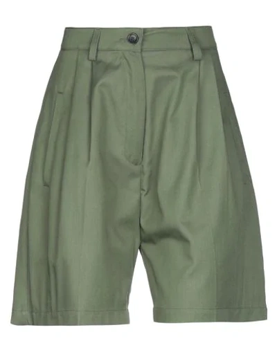 Department Five Shorts & Bermuda Shorts In Military Green