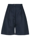 Department Five Shorts & Bermuda Shorts In Dark Blue